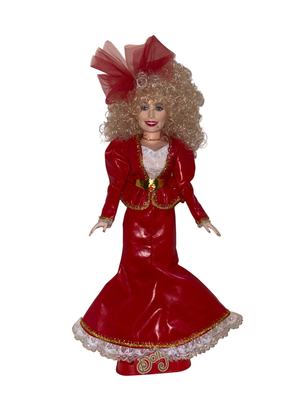 Classic Red Fashion Doll in Red Evening Gown